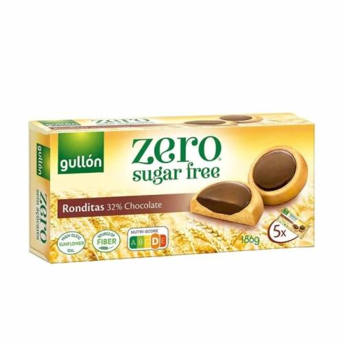 بسكويت الدوائر زيرو بدون سكر مضاف gullon ZERO