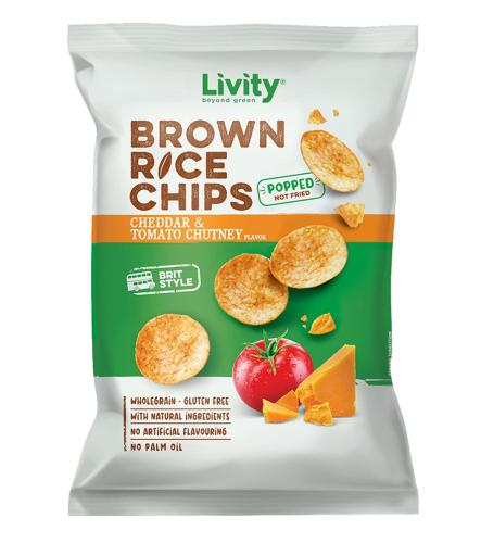 رقائق الارز البنى 60 جم Livity