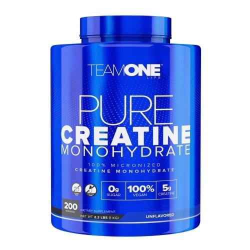 تيم ون لايف كرياتين مونوهيدرات نقي 1000غ TeamOne Life - PURE CREATINE MONOHYDRATE-بدون نكهة