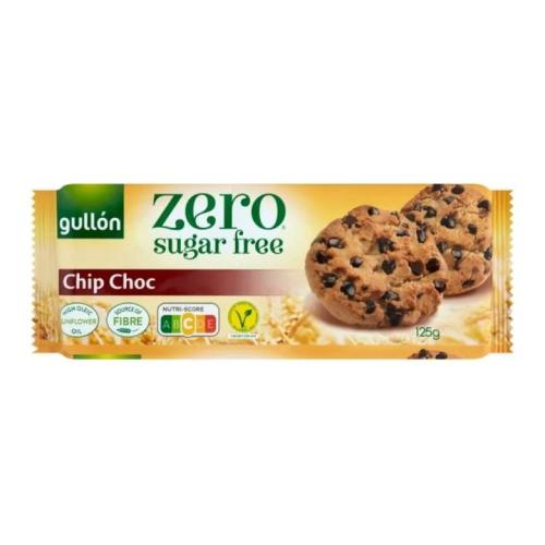 بسكويت زيرو كوكيز مع حبيبات الشوكولاتة 125جم gullon ZERO