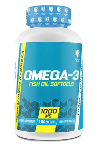 Muscle Rulz Omega-3 - 1000mg Fish اوميجا3-100حبه