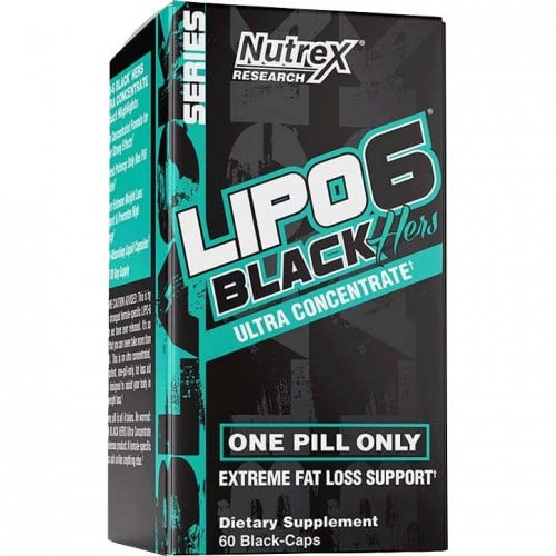 الترا ليبو-6 بلاك النسائي 60 كبسولة Nutrex Lipo-6...