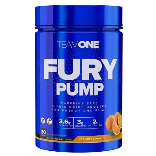 تيم ون لايف فيوري بامب بدون كافيين 330غ 30 حصة TeamOne Life Fury Pump - 330