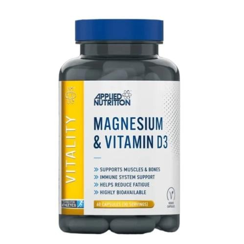 Applied Nutrition Vitality - Magnesium + Vitamin D3 - 60 capsules
