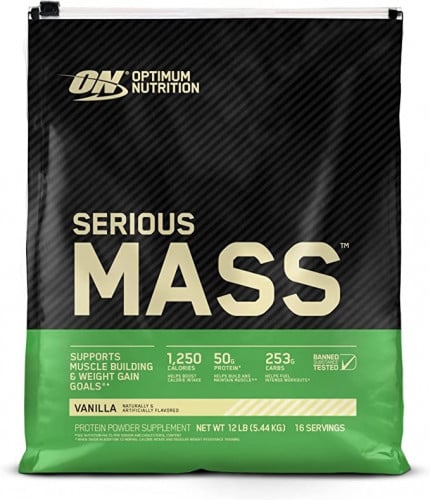 سيرياس ماس 12 باوند Optimum Nutrition Serious Mass
