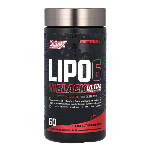 Lipo-6 الأسود، فائق التركيز، 60 كبسولة سوداء الجدي...