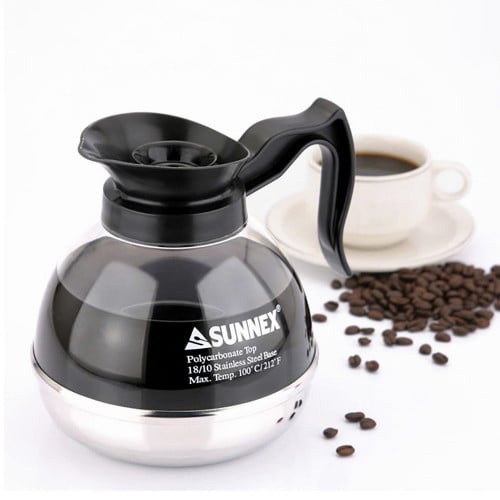 Kryllc coffee pot from under steel