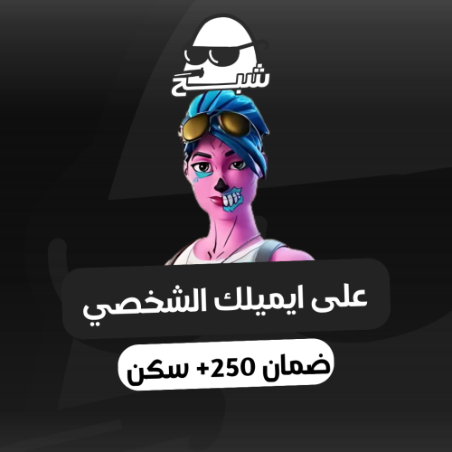 حساب فورت نايت 250+