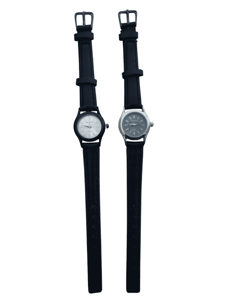 ساعة جلد اطفال عقارب ارقام