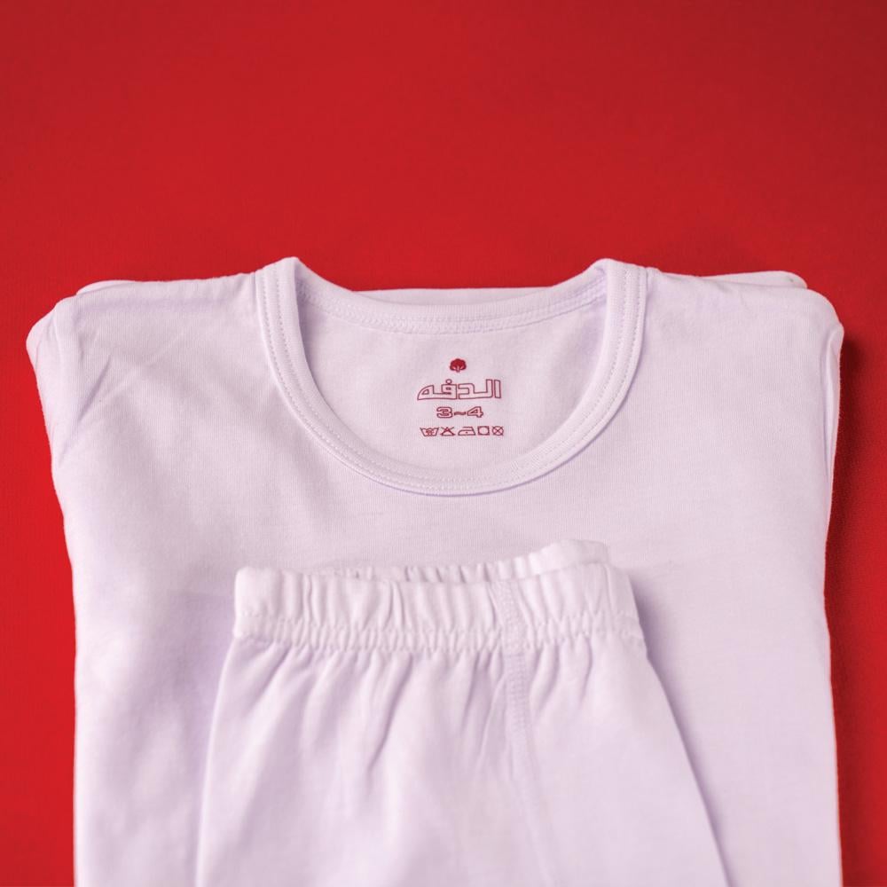 طقم ولادي الدفه نصف كم مع هاف