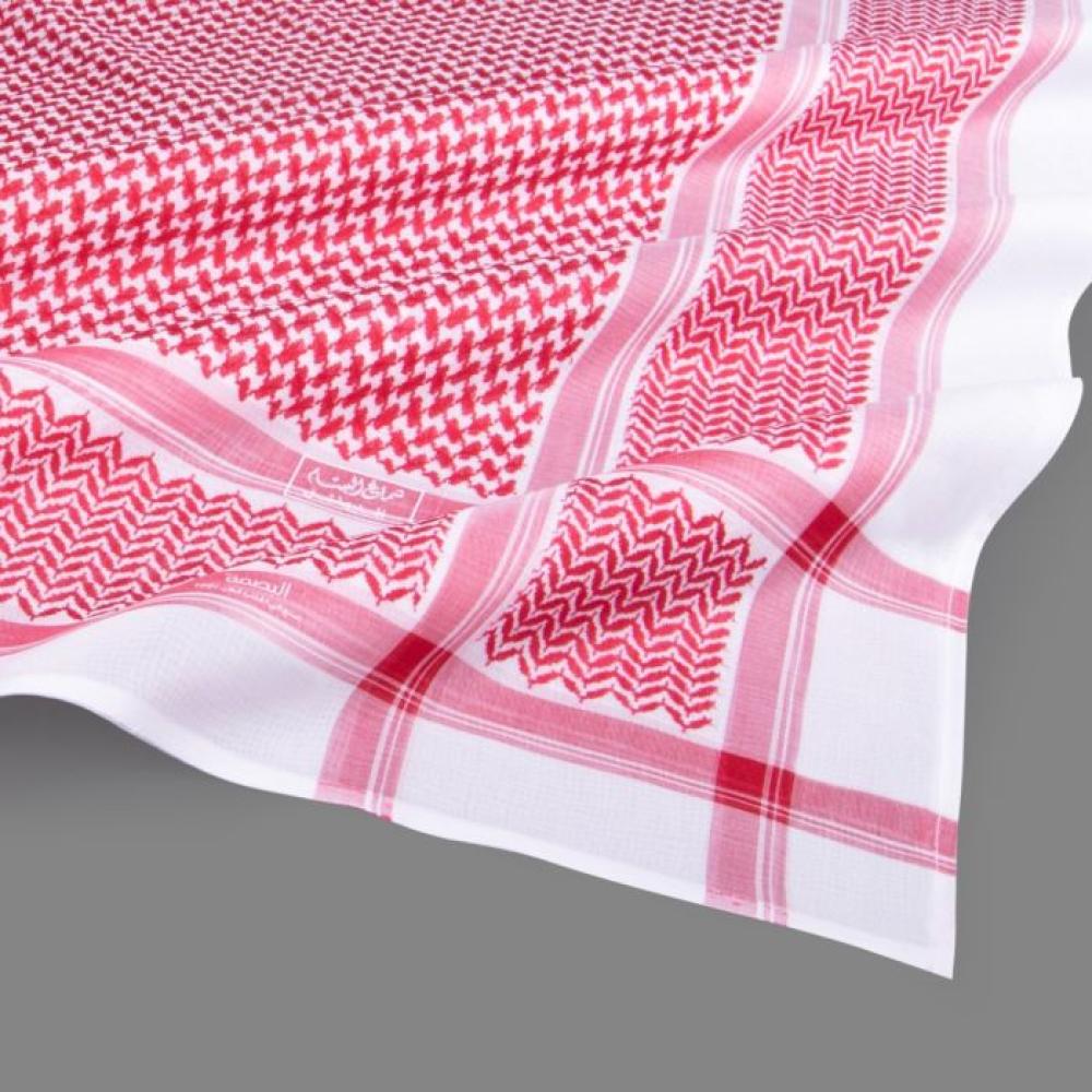 شماغ البسام البصمه 4 لون غامق