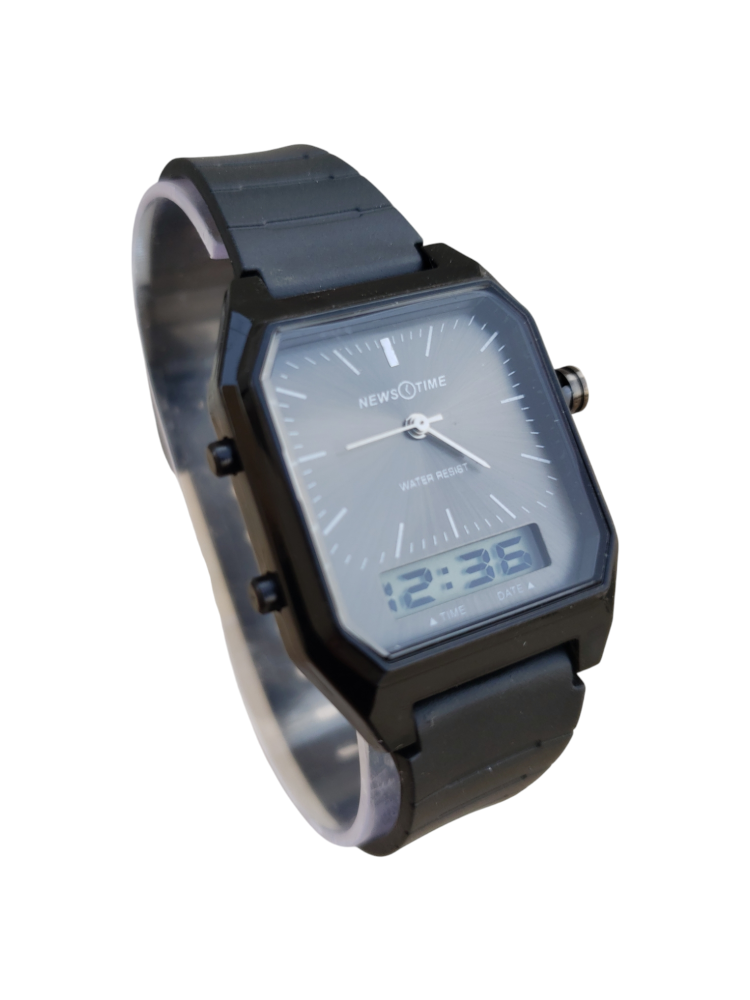 ساعة يد ولادي نيوز تايم عقارب والكتروني