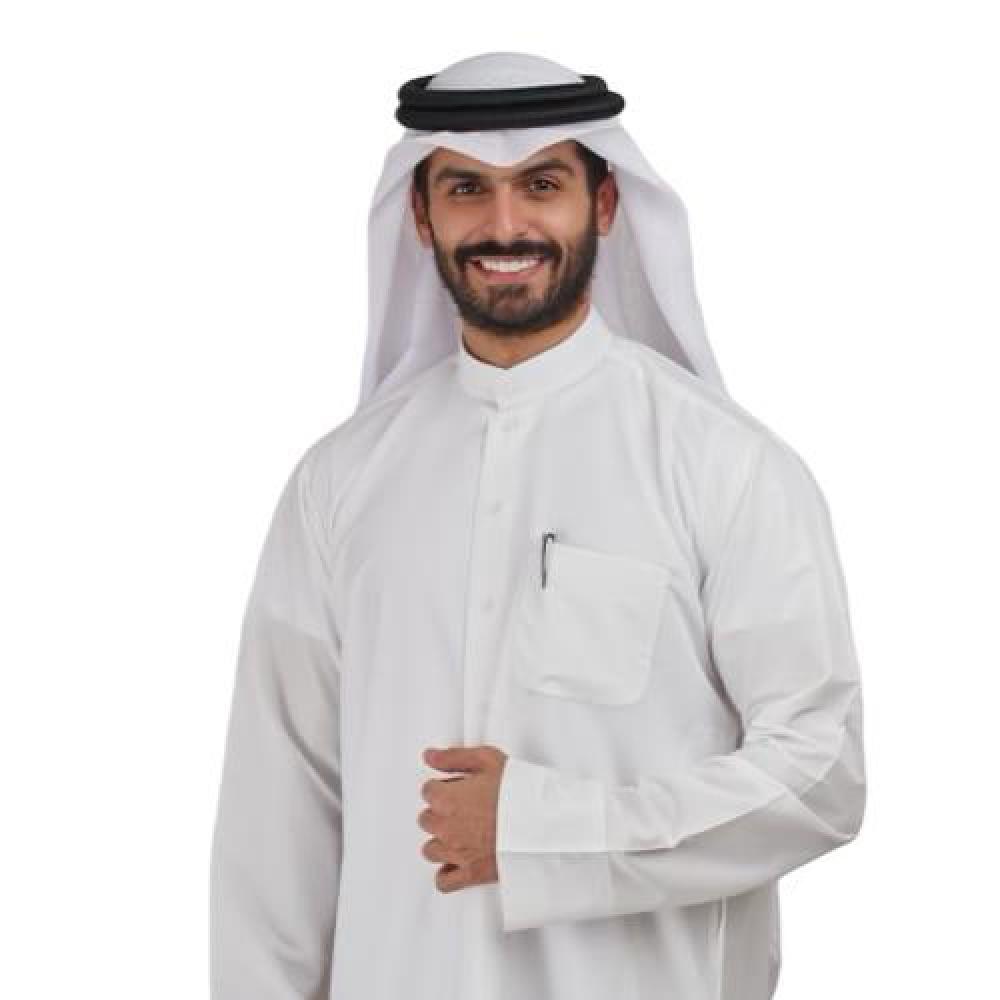 دشداشة كويتي رجالي أبيض