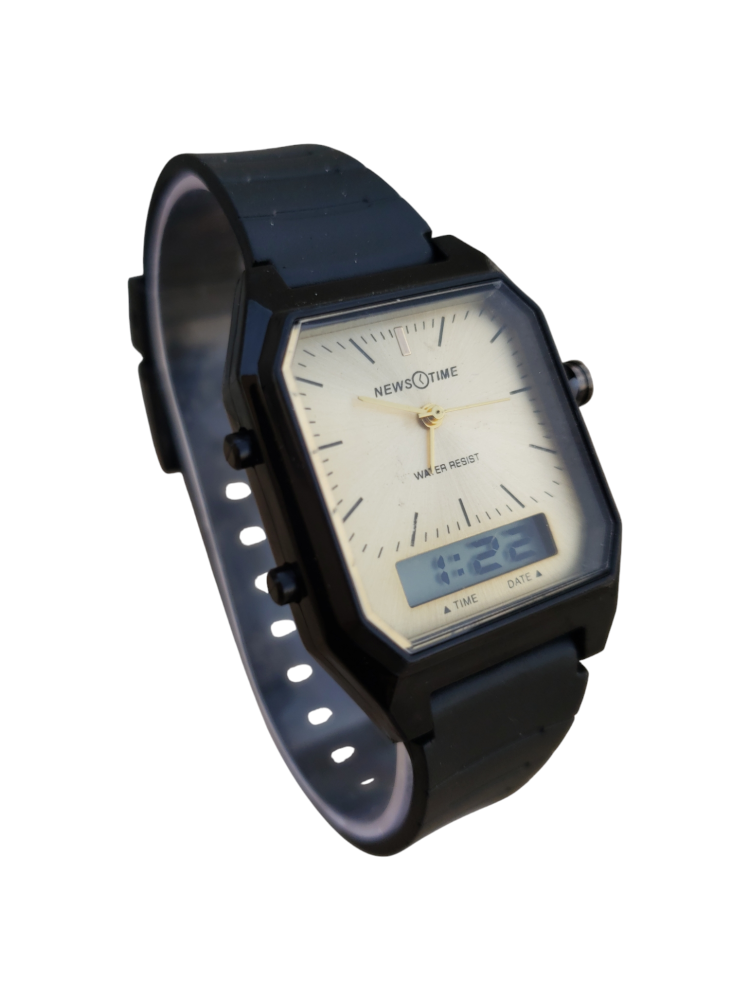 ساعة يد ولادي نيوز تايم عقارب والكتروني