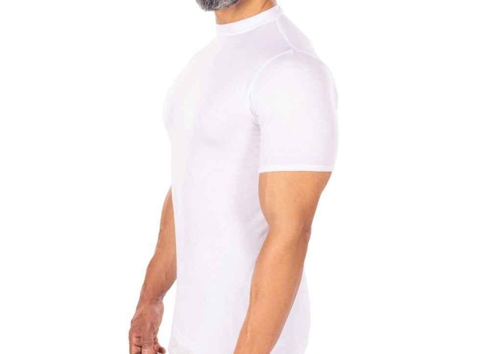 فانلة دروش رجالي نصف كم حلق