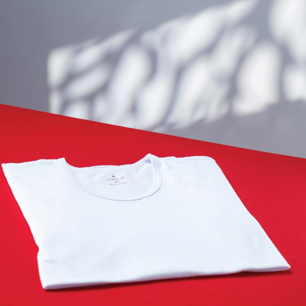 فانلة الدفة رجالي نصف كم دائري