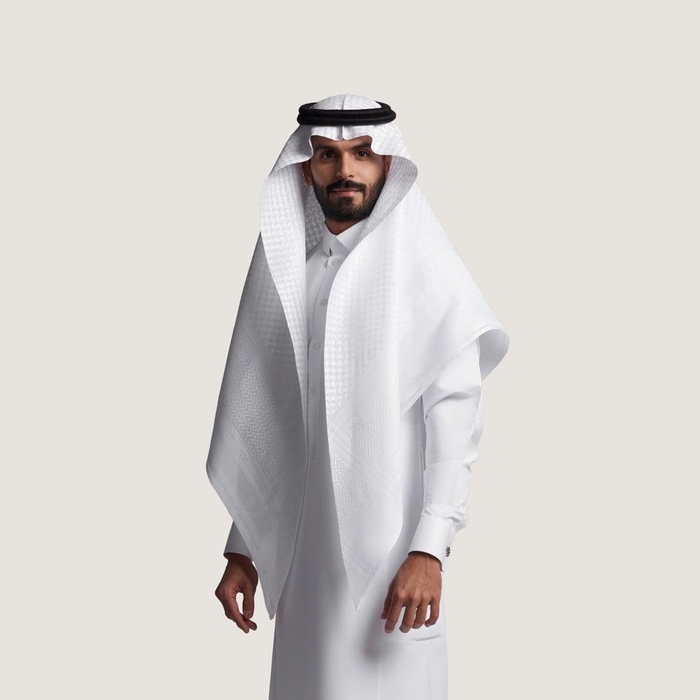 شماغ دسار كلاسك ابيض