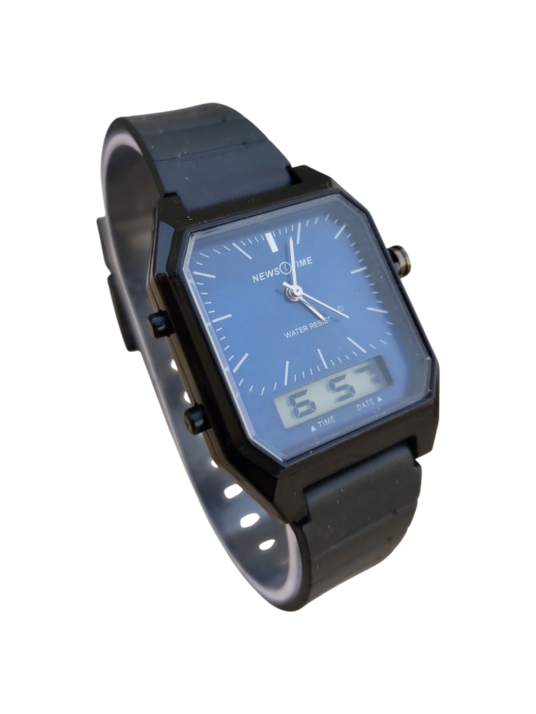 ساعة يد ولادي نيوز تايم عقارب والكتروني