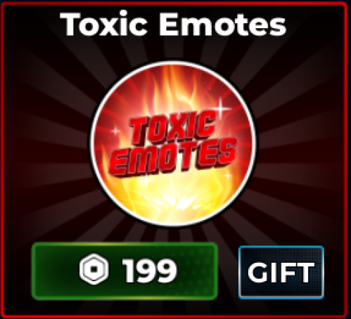 TOXIC EMOTES بلو لوك