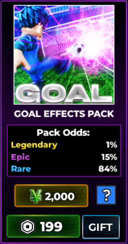 GOAL EFFECTS PACK بلو لوك