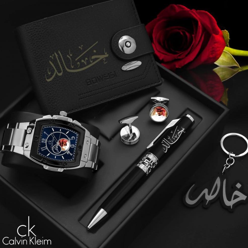 طقم ساعه رجالي شكل باتيك