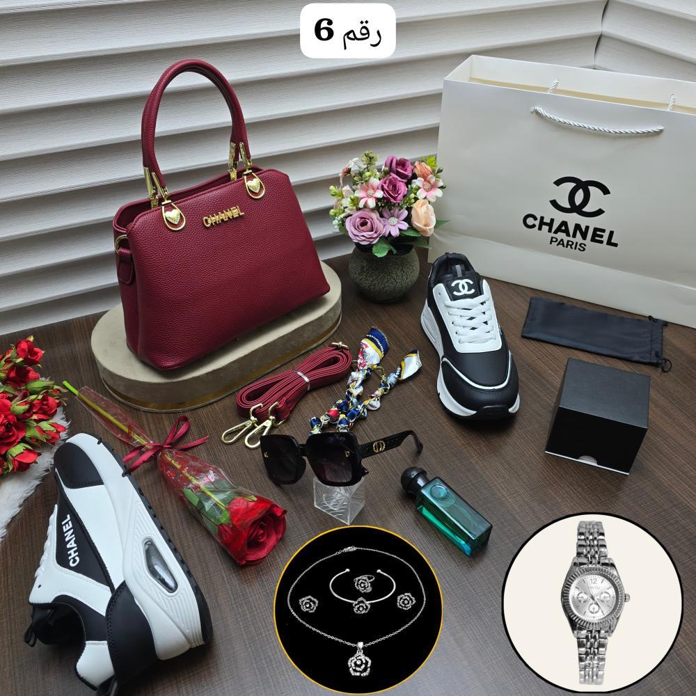 طقم شنطة ماركة شانيل