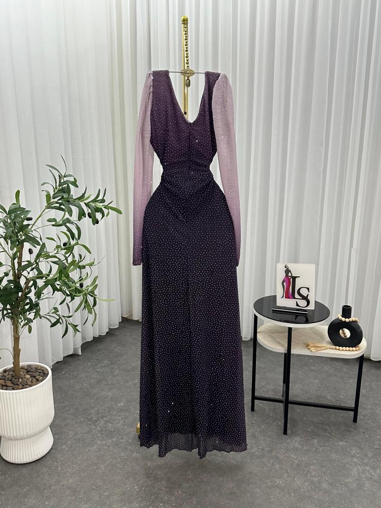 فستان لمعه موف