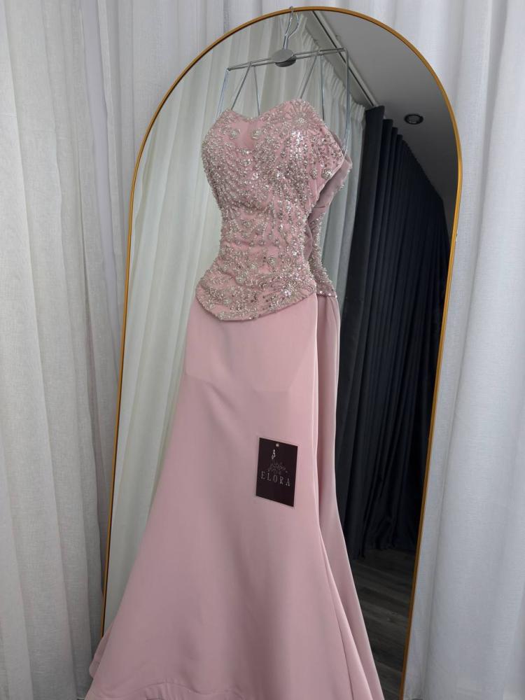 فستان سهره زهري تطريز