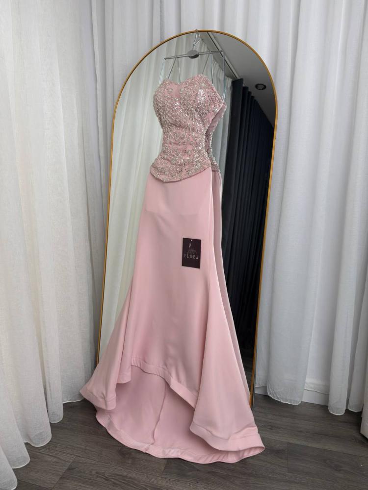 فستان سهره زهري تطريز