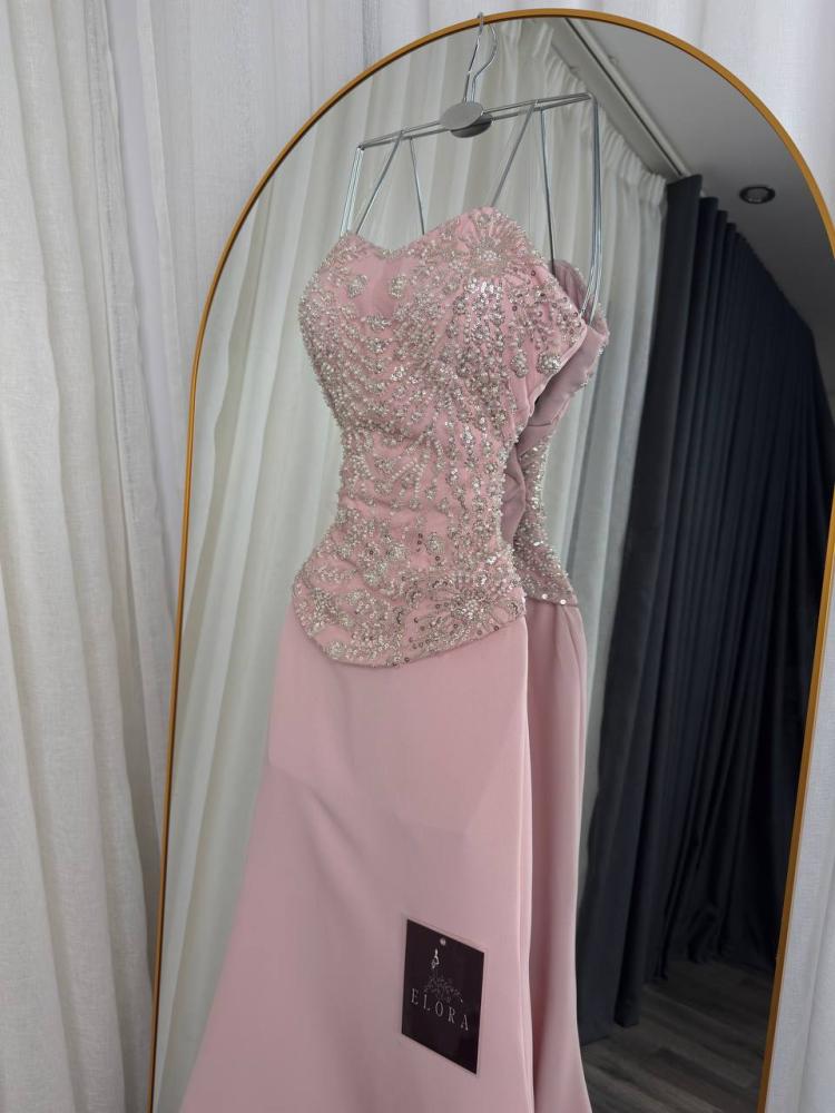 فستان سهره زهري تطريز