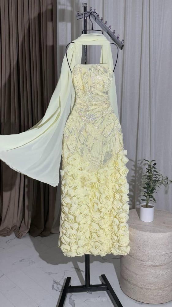 فستان جورجيت ليموني مورد