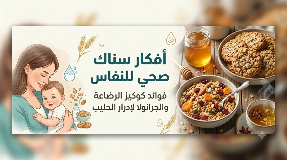 أفكار سناك صحي للنفاس: فوائد كوكيز الرضاعة والجرانولا لإدرار الحليب