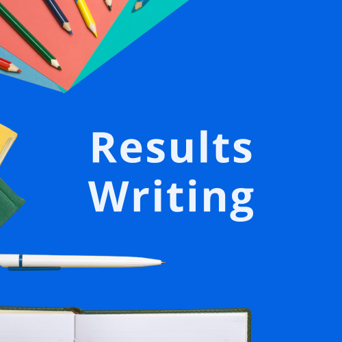 كتابة النتائج - Results writing
