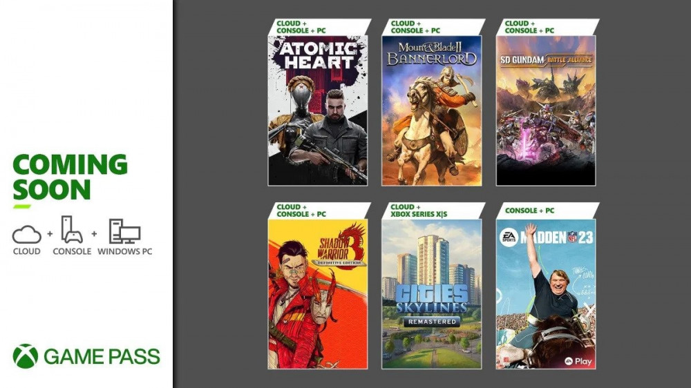 العاب شهر فبراير 2023 لخدمة Xbox Game Pass