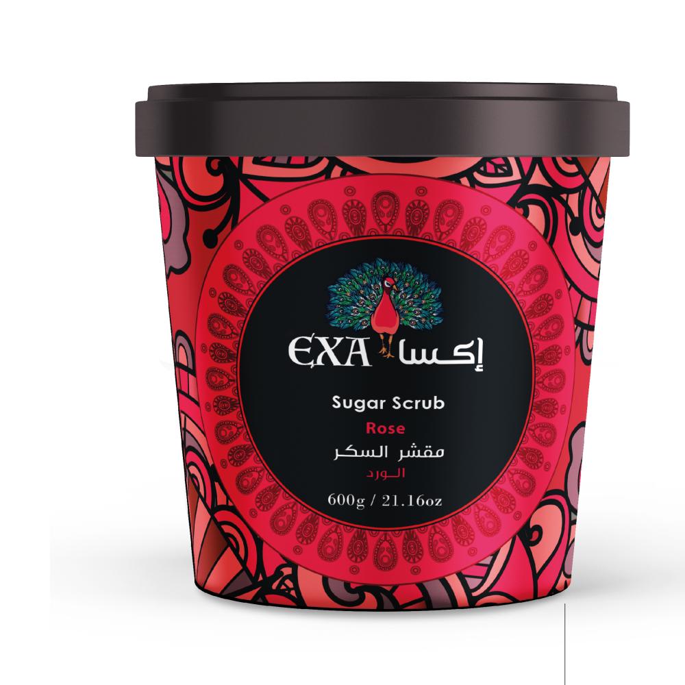إكسا مقشر السكر الورد 600 غرام