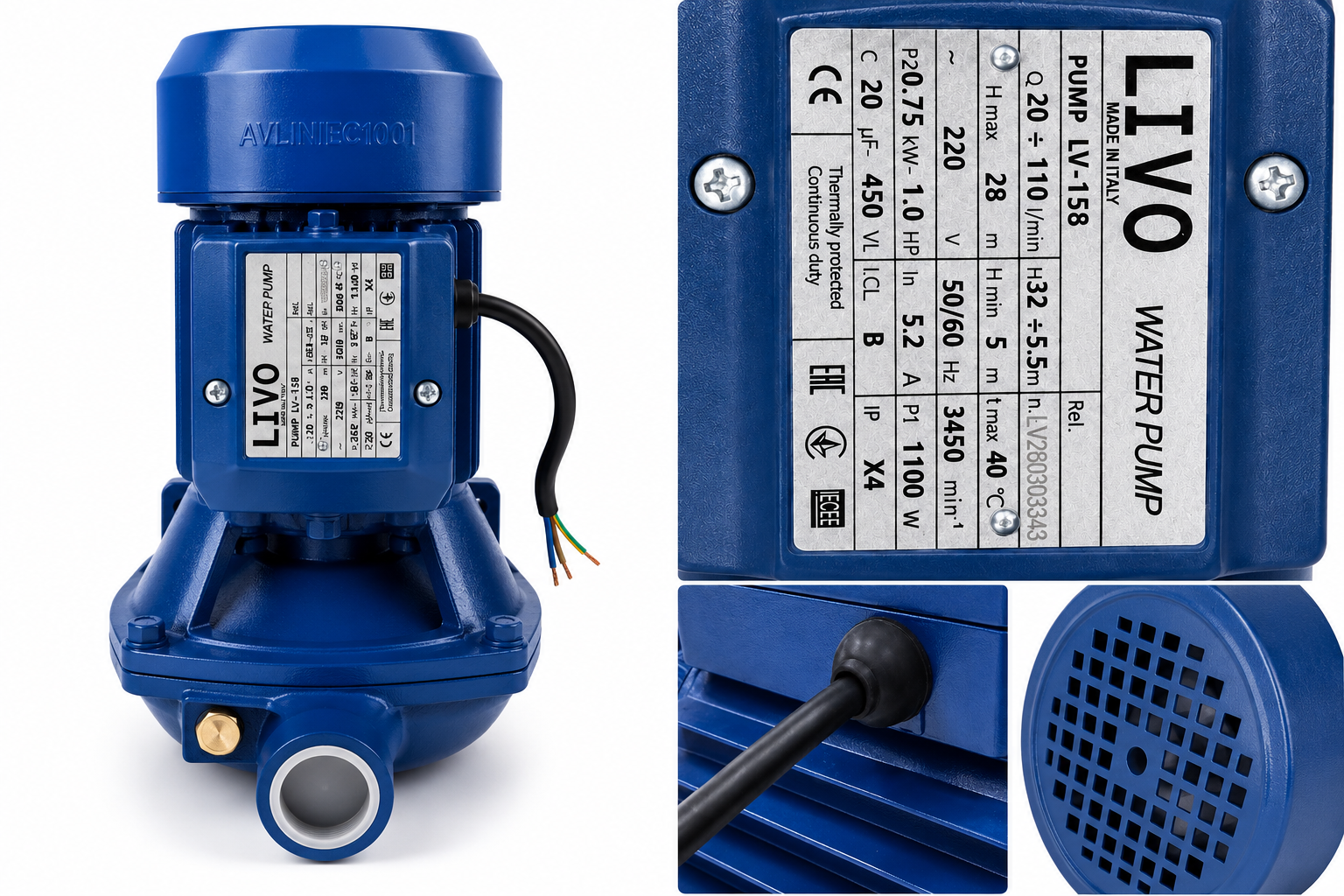 1 HP Water Pump