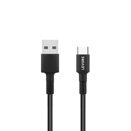 سلك شاحن ليفوري USB الى Type-C بطول 1 م بلاستيك -...