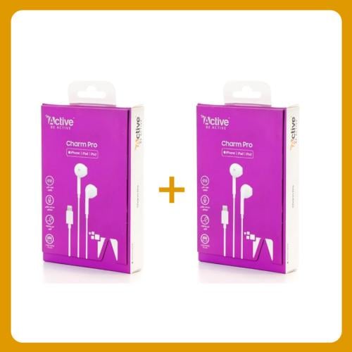 سماعة Active Charm Pro للايفون عرض 1+1