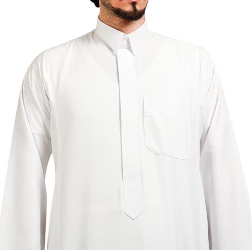 ثوب الشخصية المقلم الجديد كريمي