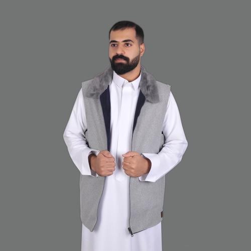 سديري دبل فيس لون رصاصي