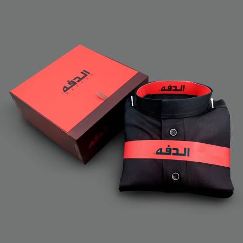 ثوب الدفه رجالي شتوي لون اسود