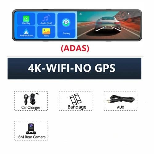 مسجل فيديو DVR ADAS للسيارة واي فاي