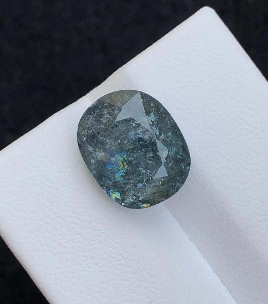 تورمالين (indicolite) موزمبيقي طبيعي (غير معالج) 8.03 قيراط