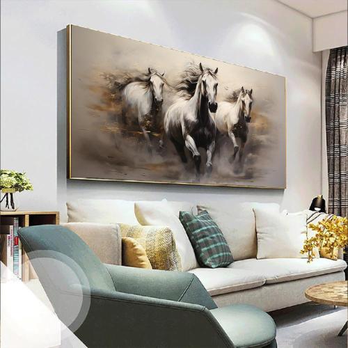 لوحة جدارية الخيول C957