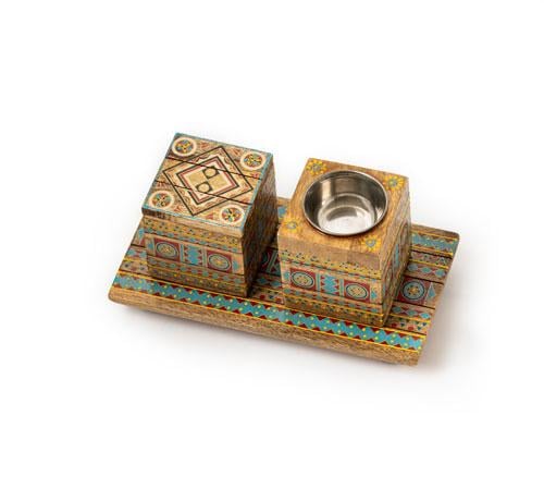 طقم مبخرة وعلبة