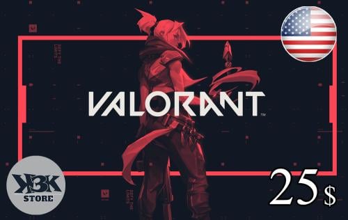 بطاقات فالورانت - المتجر الأمريكي - 25$