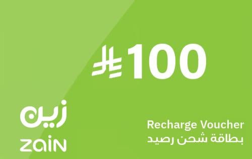 شحن زين - 100 ريال سعودي