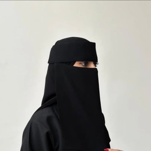 بكج 3 نقاب اسلامي بمرد طويل مشبك