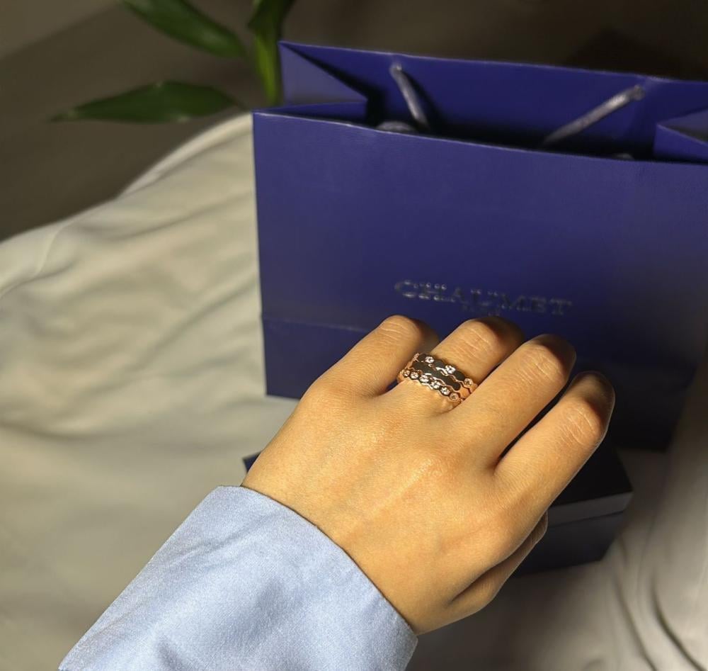 خاتم شوميه الأكثر مبيعاً قولد روز