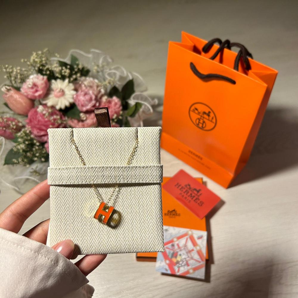 سلسال  HERMES معدن ذهبي